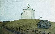 Andrei Ryabushkin Novgorod Kirche France oil painting artist